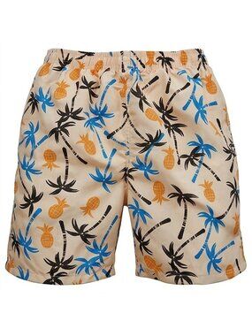 Men's Quick Dry Swim Trunks, Pineapple Pattern, P32